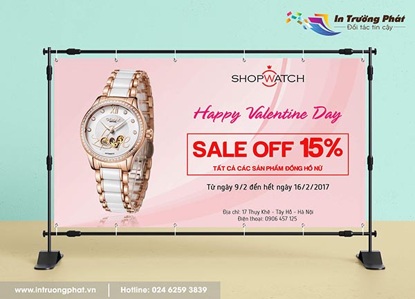 Poster quảng cáo cho sản phẩm đồng hồ đeo tay