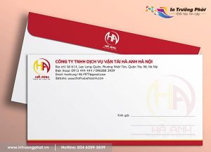 Dịch vụ in phong bì giá rẻ chất lượng tại Hà Nội