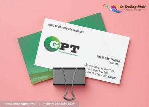 Dịch vụ in card visit chuyên nghiệp chất lượng tại Hà Nội