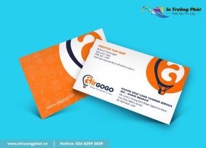 In card visit phục vụ giao tiếp, kinh doanh
